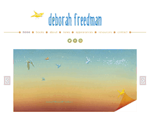 Tablet Screenshot of deborahfreedman.net